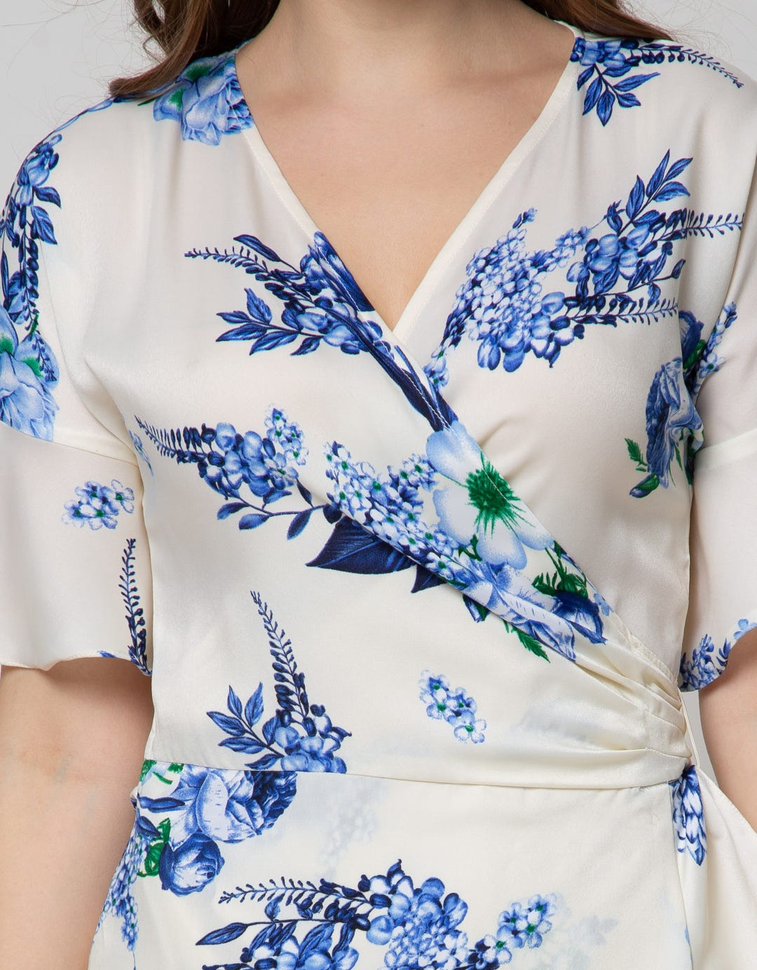 Novo Floral Wrap Dress