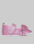 Pipiniko Baby Shoes Girls Glitter Ribbon