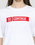 Cardinal To Continue Print Kaos Casual Wanita