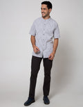 Cardinal Casual Short Sleeve Recatngular Motif