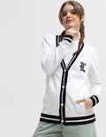 Logo Jeans Offwhite Black Long Sleeve Sweater