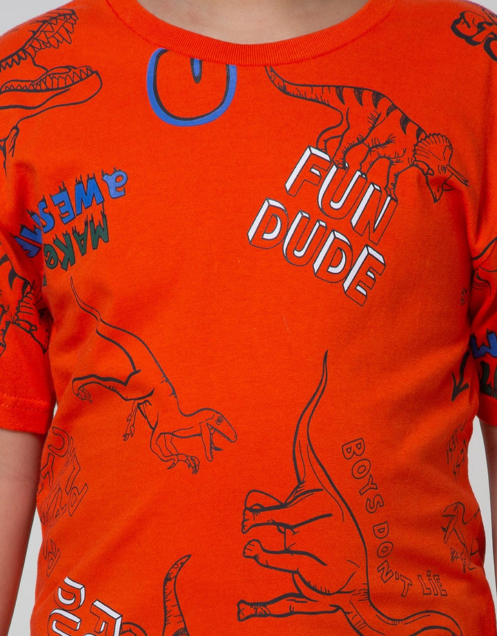 Aero Short Sleeve Awesome Dino