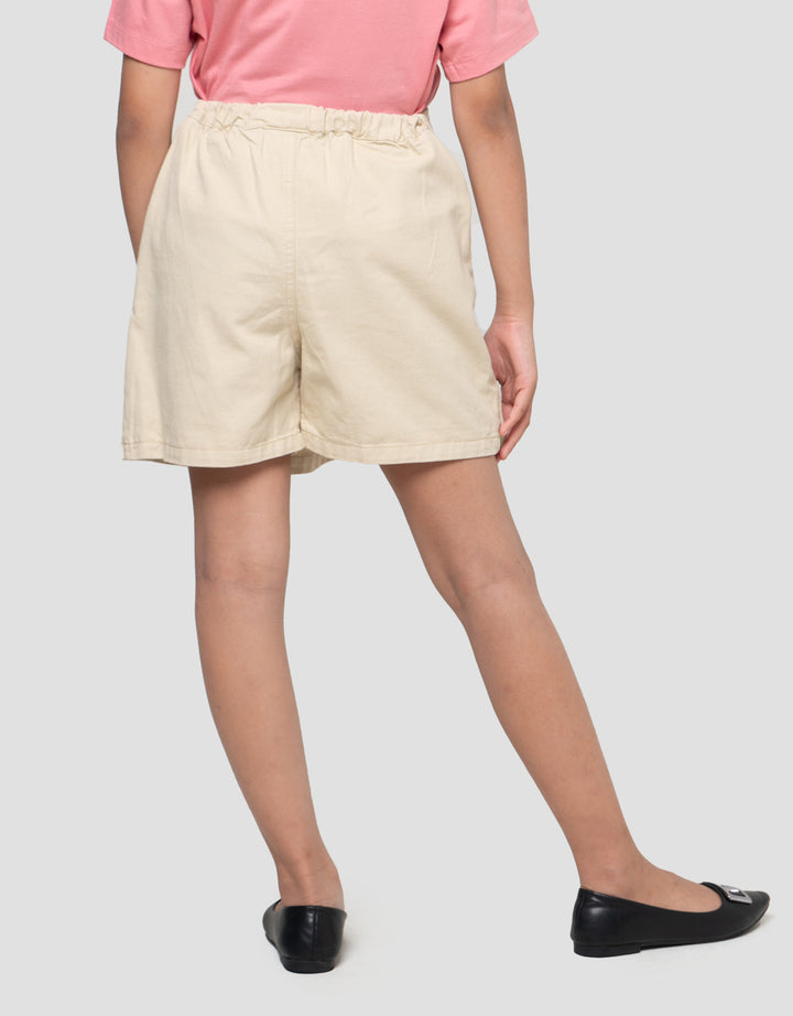 Nevada Woven Lipit Kantong Rok Celana Anak Perempuan