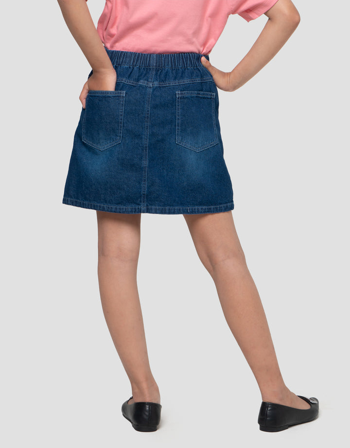 Nevada Denim Kantong Rok Celana Anak Perempuan