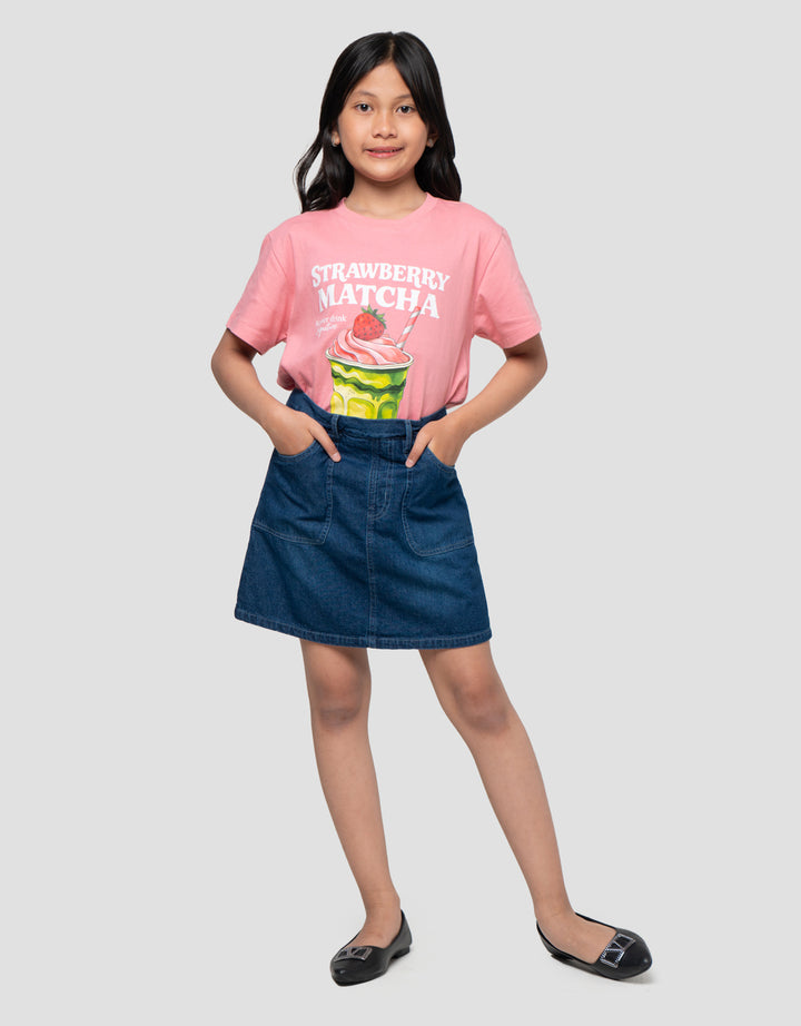 Nevada Denim Kantong Rok Celana Anak Perempuan