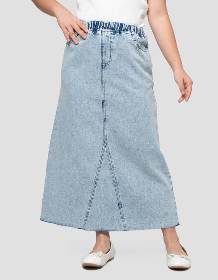 Nevada Jeriwis Denim Rok Anak Perempuan