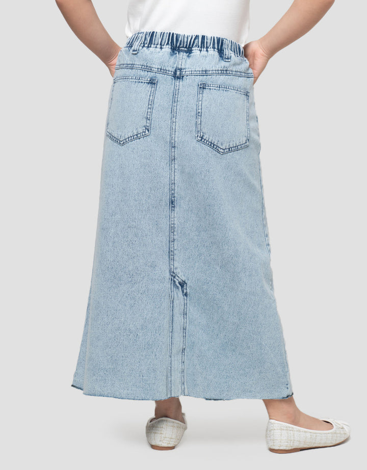 Nevada Jeriwis Denim Rok Anak Perempuan