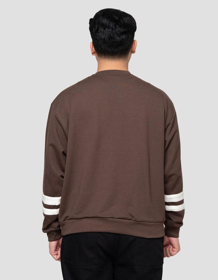 Nevada With Patches Number Sweater Pria