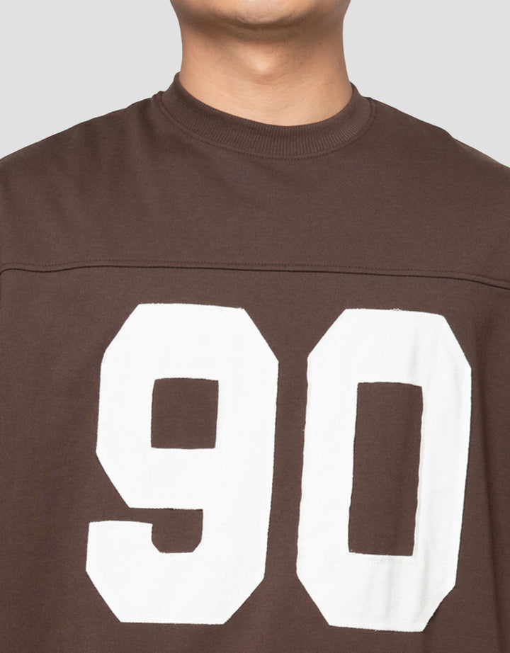 Nevada With Patches Number Sweater Pria