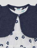 Little M Woven Print Flower With Bolero Dress Anak Bayi