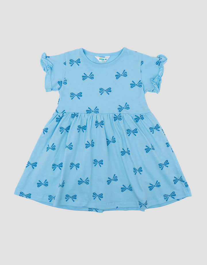 Little M Jersey Fullprint Pita Dress Bayi