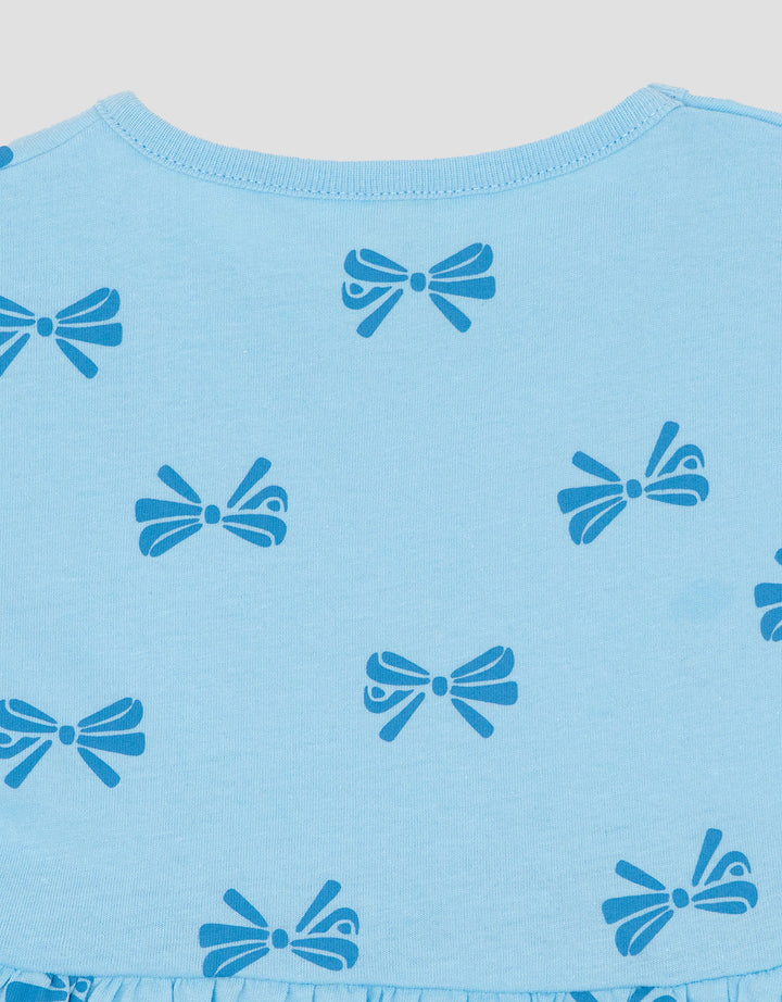 Little M Jersey Fullprint Pita Dress Bayi