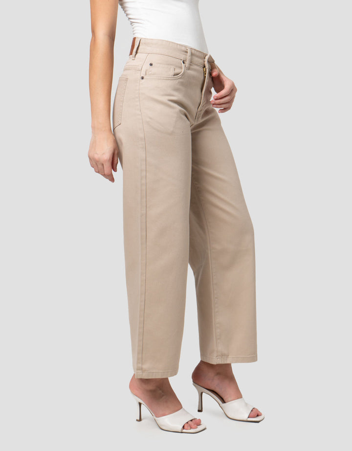 Nevada Colored Wide Leg Full Band Celana Denim Wanita