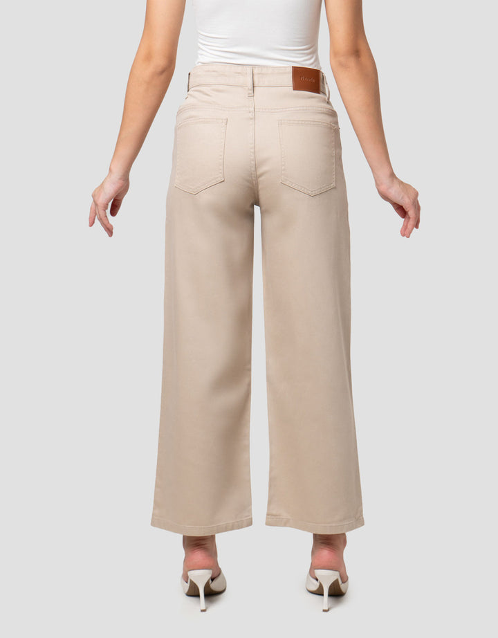 Nevada Colored Wide Leg Full Band Celana Denim Wanita