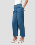 Nevada Wide Leg Full Band Celana Denim Wanita