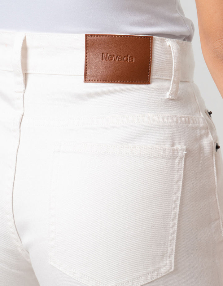 Nevada Wide Leg Full Band Celana Denim Wanita