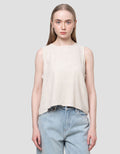 Nevada SleeveleTop With Back Overlap Kaos Wanita