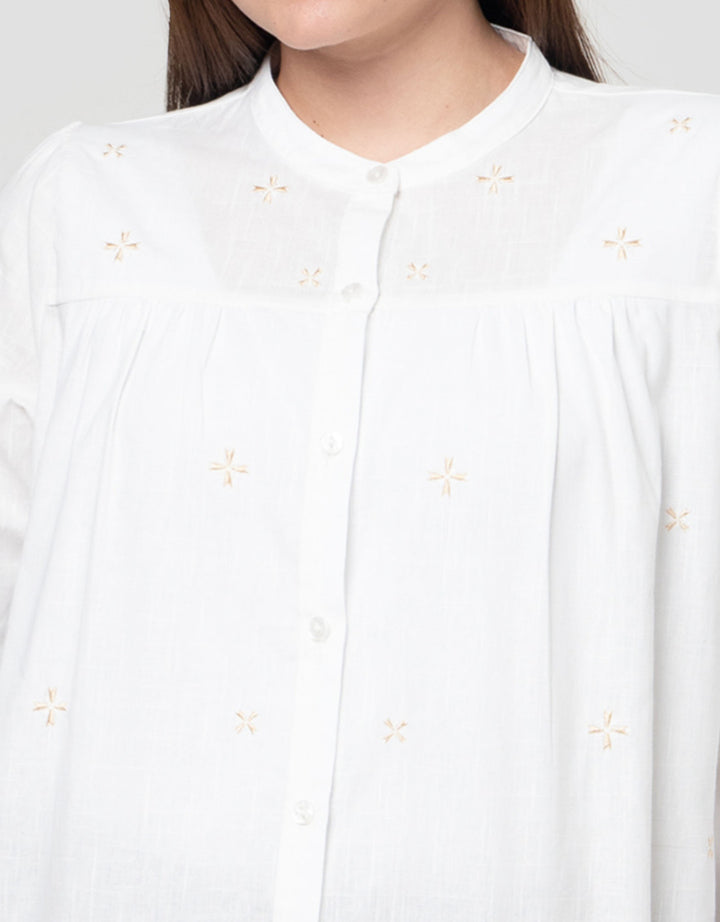 Nevada With Small Embroidery Kemeja Wanita