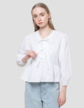 Nevada With Bows Blouse Wanita
