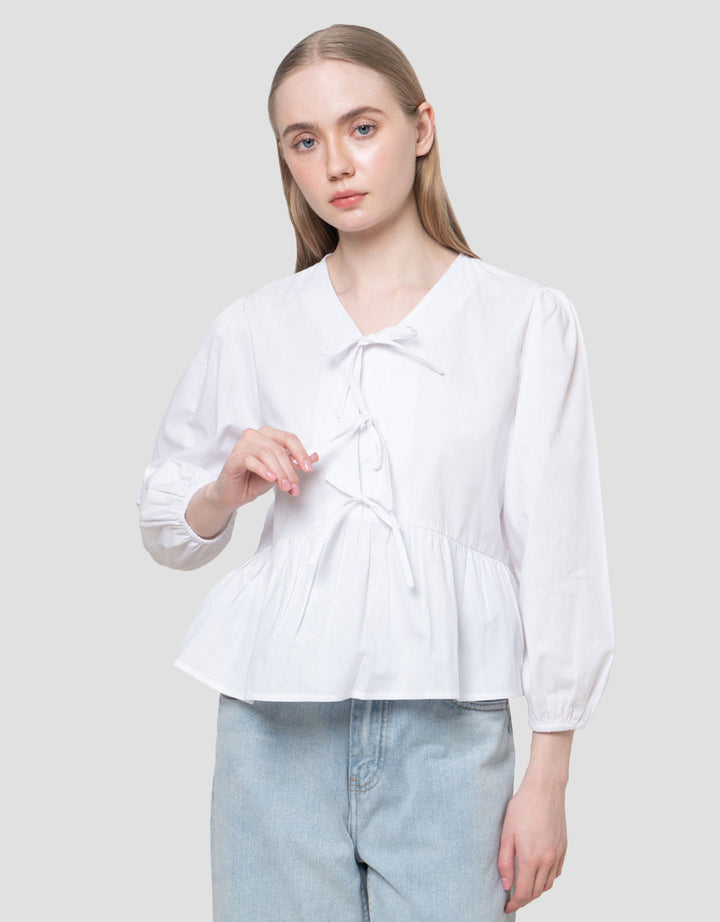 Nevada With Bows Blouse Wanita