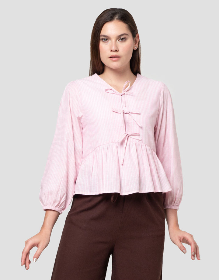 Nevada With Bows Blouse Wanita