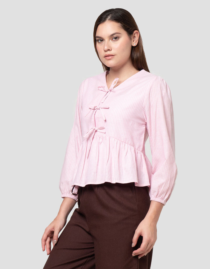 Nevada With Bows Blouse Wanita