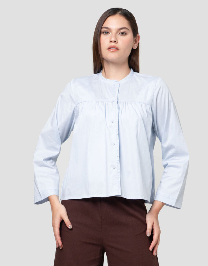 Nevada With Frills Accent Kemeja Wanita