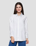 Nevada Pin Stripes Kemeja Oversize Wanita