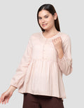 Nevada Top Dobby Textured Sarimbit Set Blouse Wanita