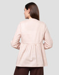 Nevada Top Dobby Textured Sarimbit Set Blouse Wanita
