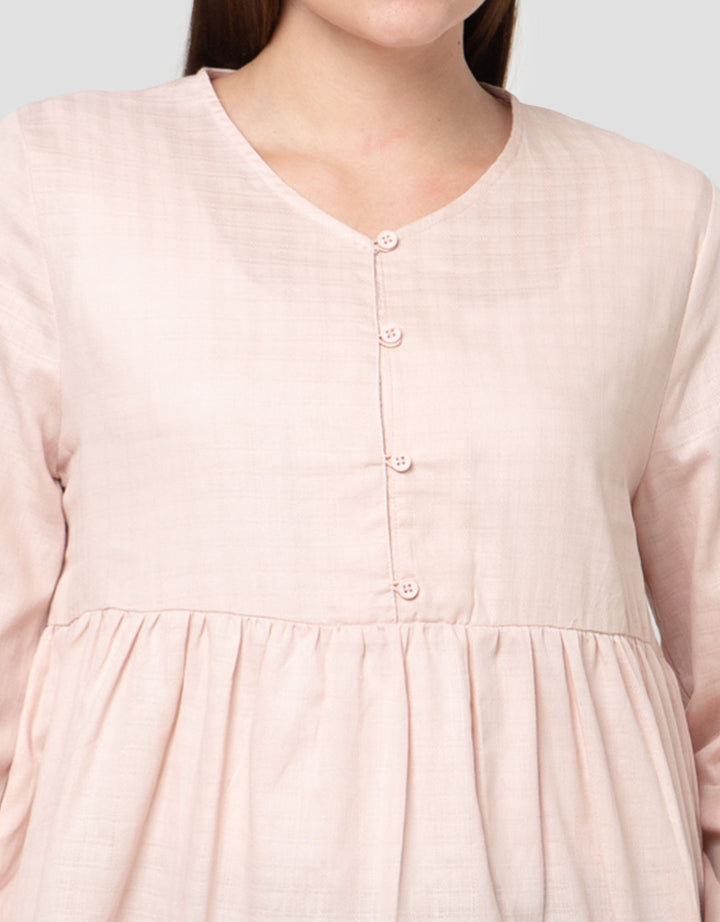Nevada Top Dobby Textured Sarimbit Set Blouse Wanita