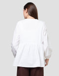 Nevada Top Dobby Textured Sarimbit Set Blouse Wanita