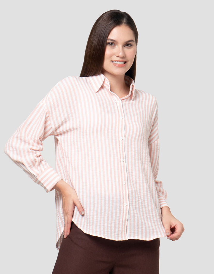 Nevada Stripes Kemeja Wanita