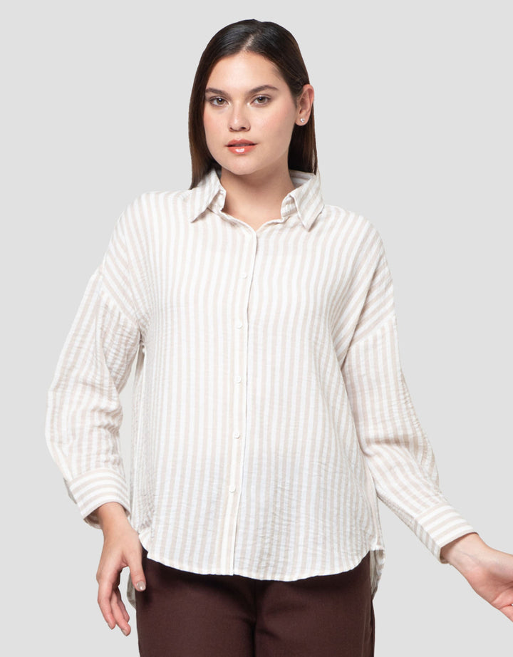 Nevada Stripes Kemeja Wanita