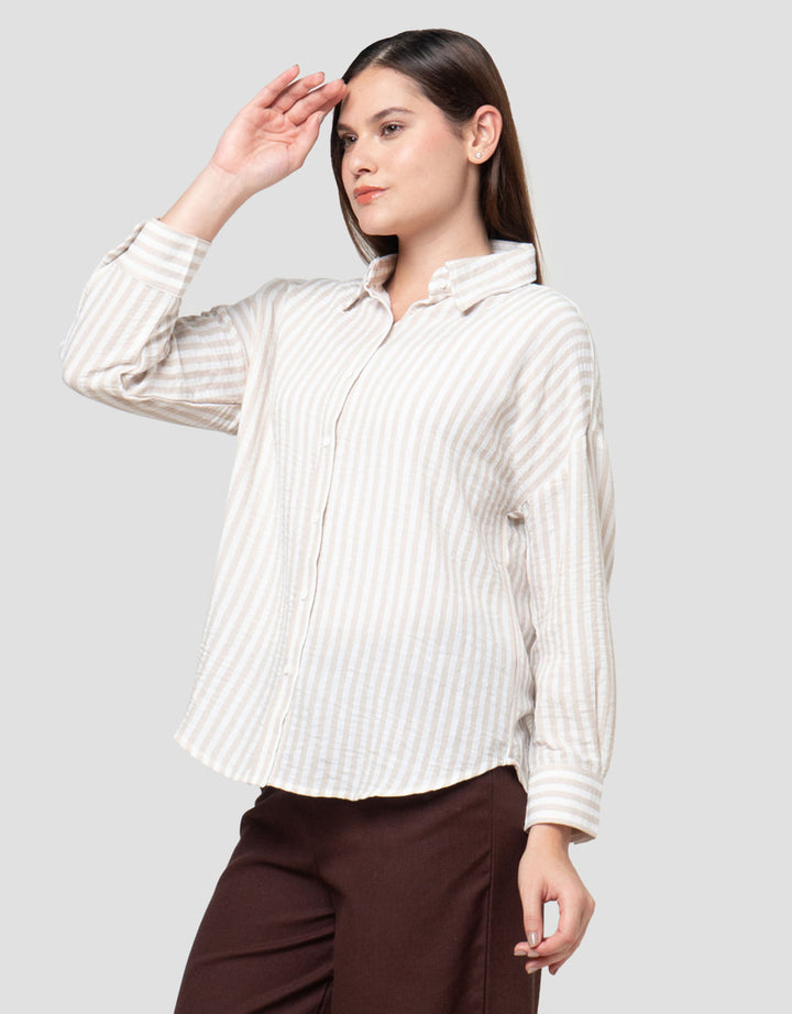 Nevada Stripes Kemeja Wanita