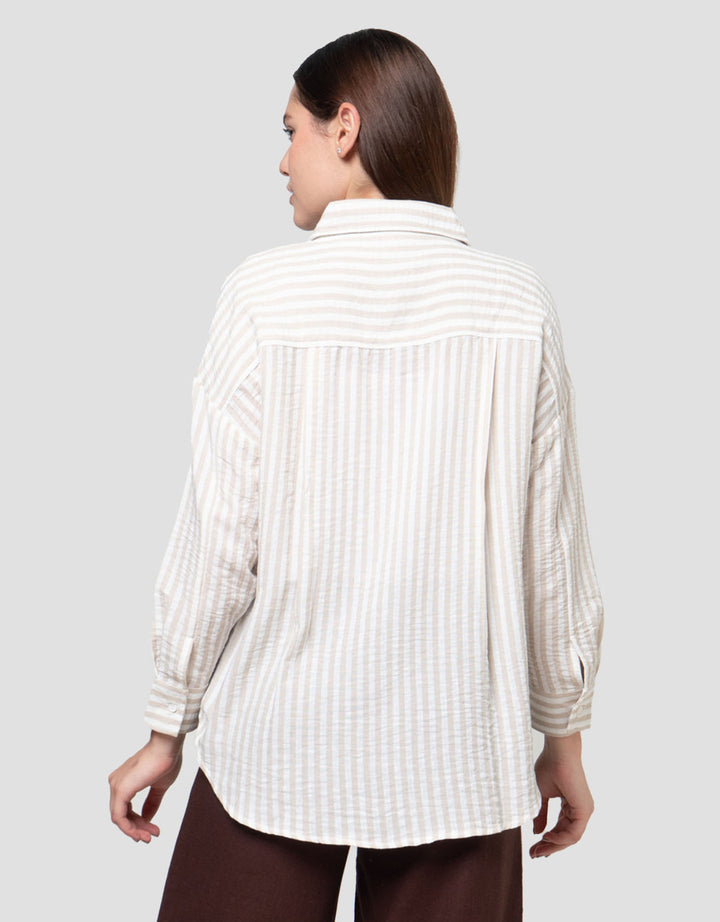 Nevada Stripes Kemeja Wanita