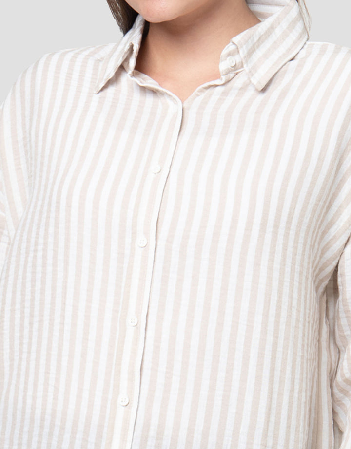 Nevada Stripes Kemeja Wanita