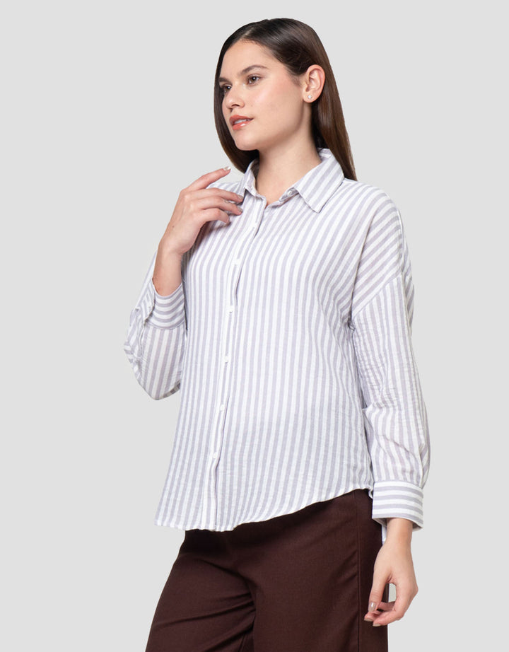 Nevada Stripes Kemeja Wanita