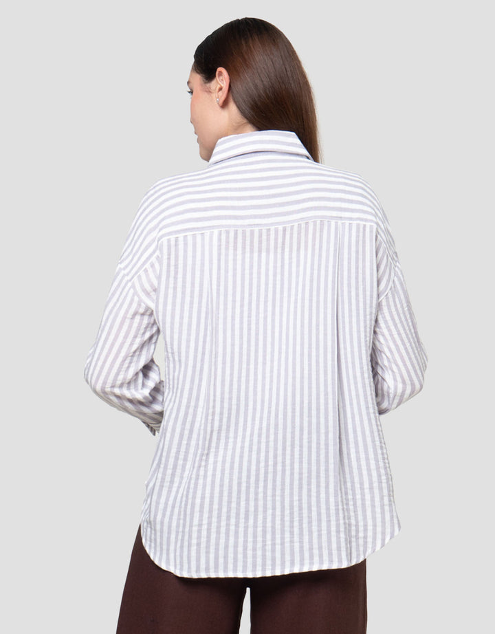 Nevada Stripes Kemeja Wanita