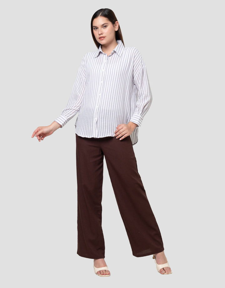 Nevada Stripes Kemeja Wanita