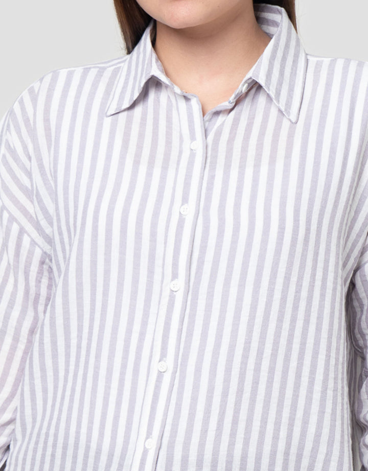 Nevada Stripes Kemeja Wanita