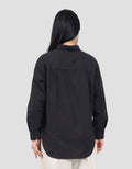 NEVADA PLAIN SLUB KEMEJA WANITA