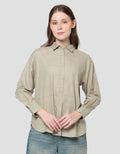NEVADA PLAIN SLUB KEMEJA WANITA