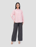 NEVADA PLAIN SLUB KEMEJA WANITA