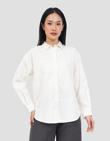 NEVADA PLAIN SLUB KEMEJA WANITA