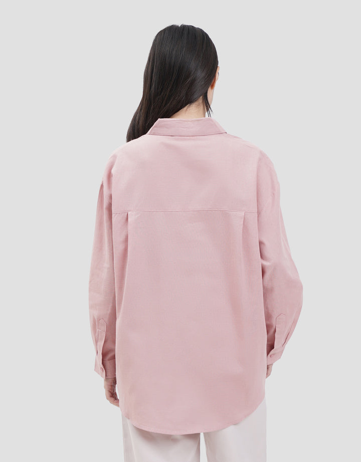 Nevada Plain Basic Entry Kemeja Wanita