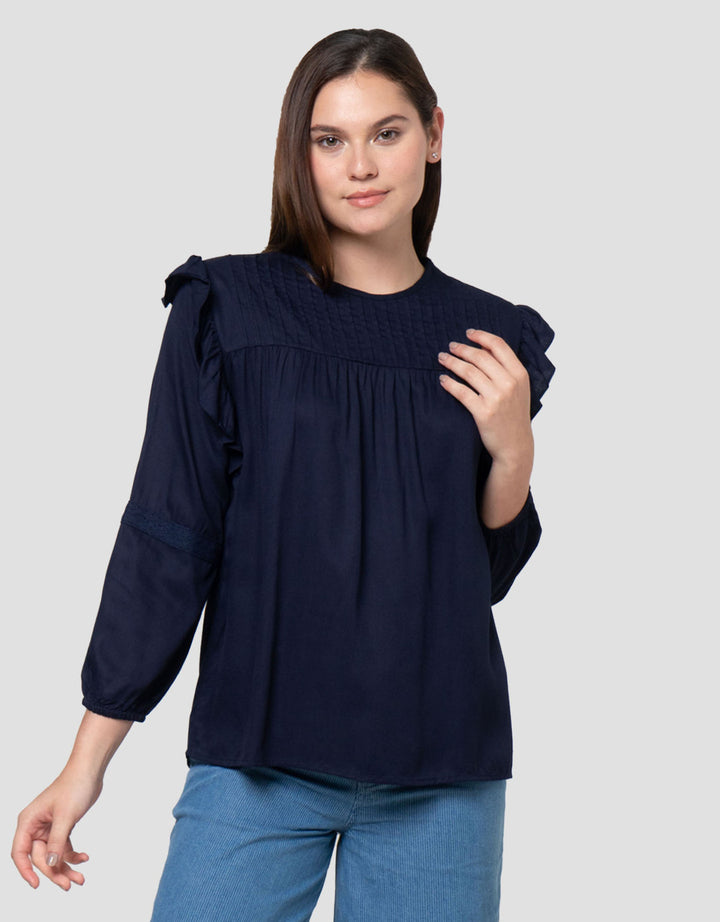 Nevada With Frill Obsnacle Blouse Wanita