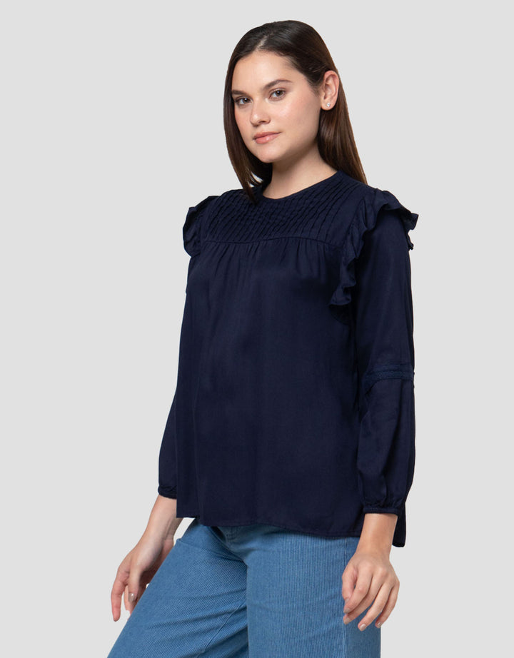 Nevada With Frill Obsnacle Blouse Wanita