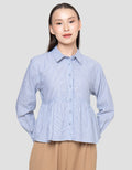 Nevada Peplum Kemeja Wanita
