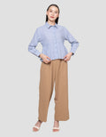 Nevada Peplum Kemeja Wanita